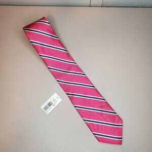 NWT Roundetree & Yorke All Silk Handmade Tie Extra Long 65"